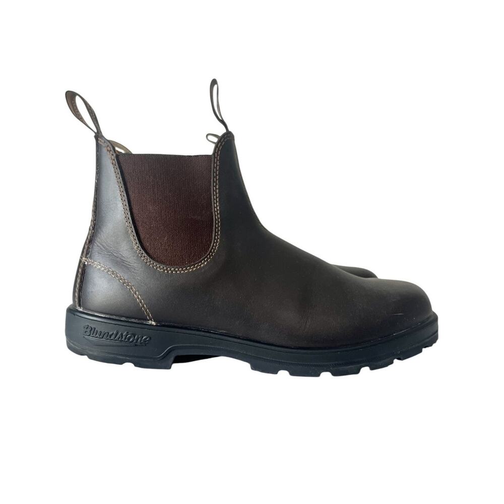 Blundstone 550 Walnut Brown Leather Chelsea Boots Size AU 10 US Men 11 Women 13